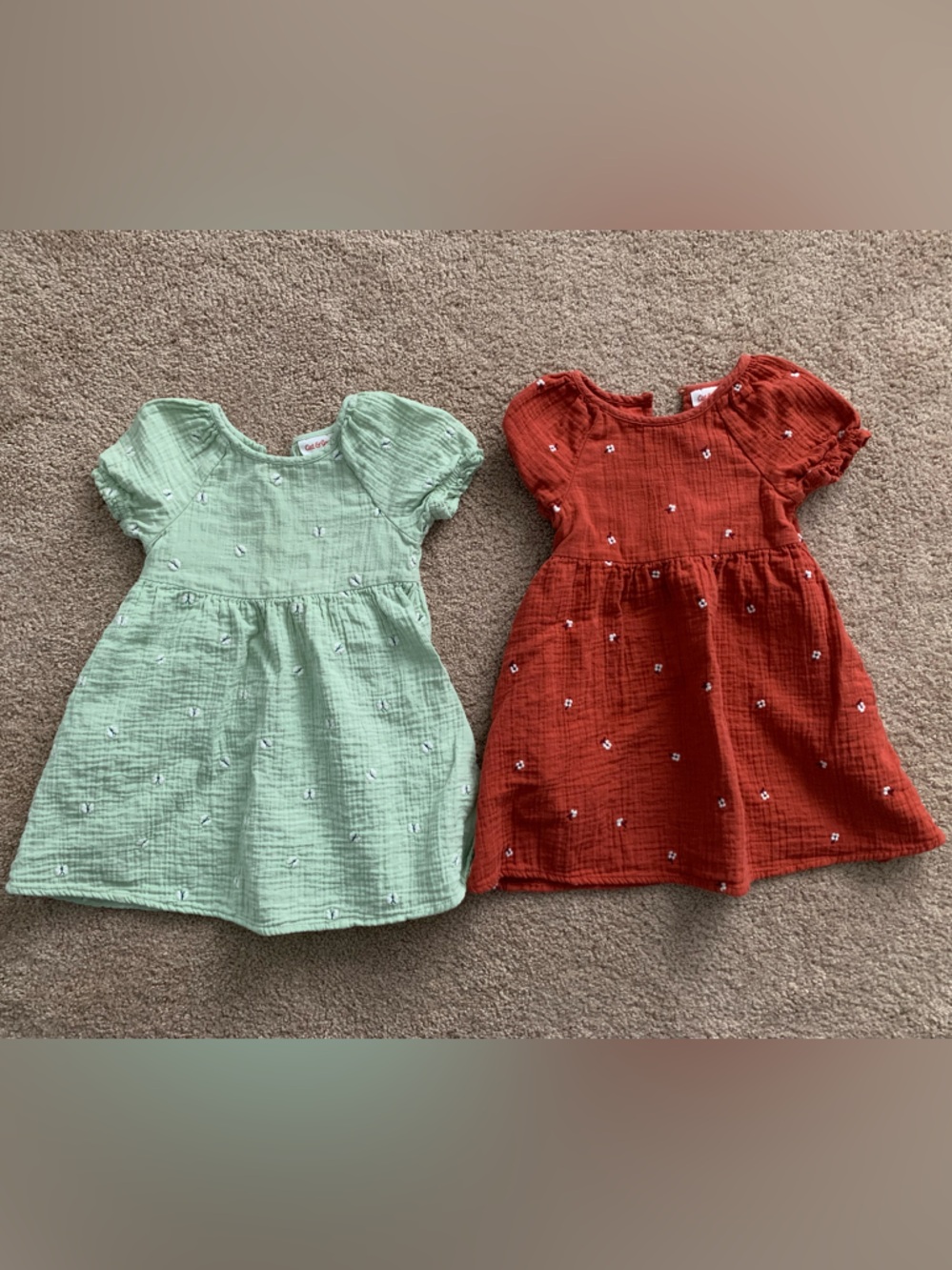 Cat & Jack cotton dresses with Subtle Embroidery